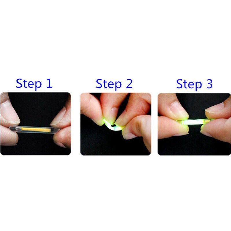 Fluorescent Glow Stick For Fishing Rod | 10 Pack - Office Catch