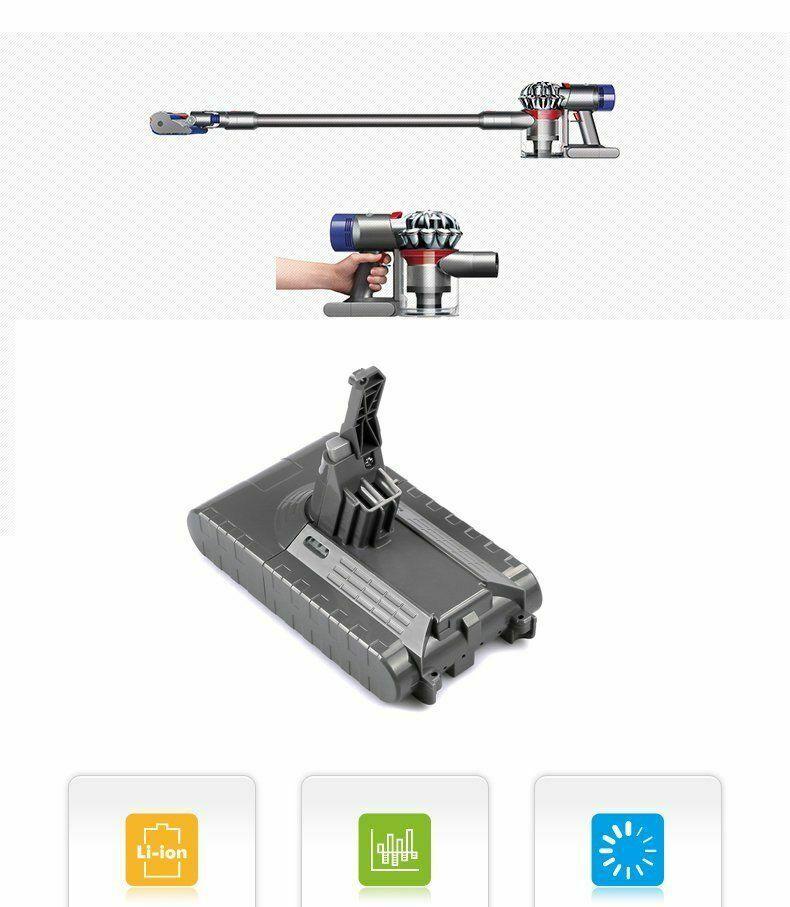 For Dyson V8 Absolute 21.6V 4800mAh Cordless Vacuum Cleaner Li-ion Battery - Office Catch