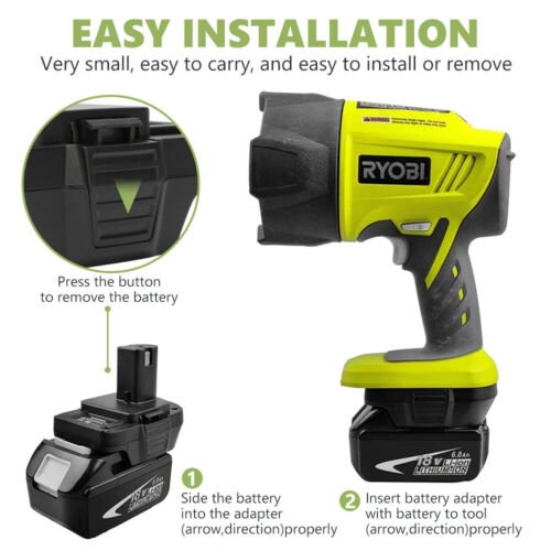For Makita Convert to Ryobi 18V Li-ion Battery Adapter Connectors Cordless Tool - Office Catch