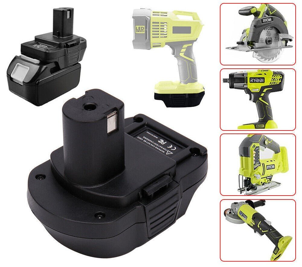 For Makita Convert to Ryobi 18V Li-ion Battery Adapter Connectors Cordless Tool - Office Catch