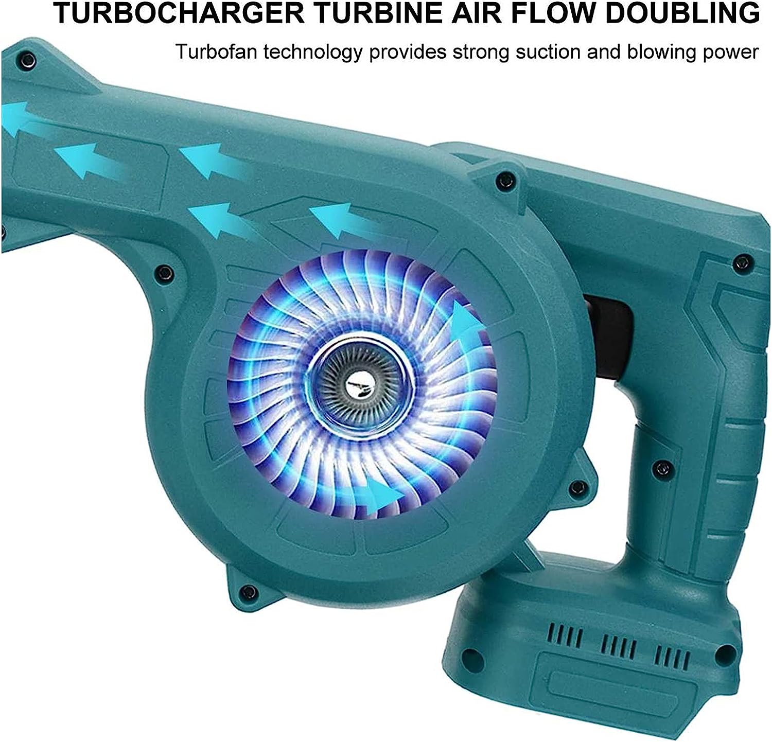 For makita Electric Cordless Blower 18V Battery Vacuum Air leaf Blowing AU - Office Catch