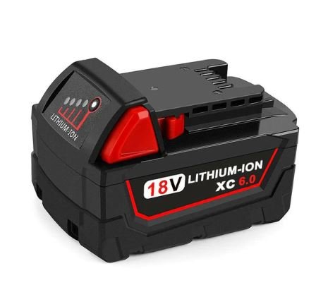 For Milwaukee M18 18V Battery Replacement 6.0Ah Li-ion Battery - Office Catch