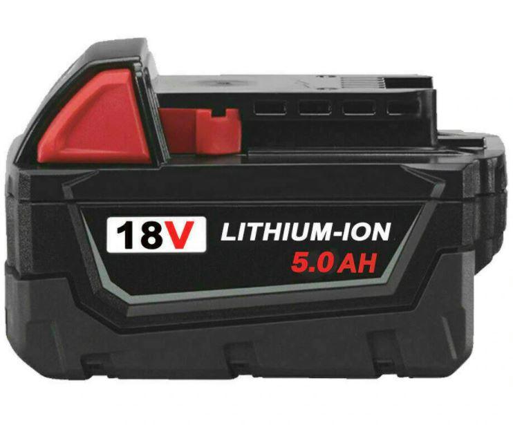 For Milwaukee M18 18V XC 5.0Ah Replacement Battery Lithium Ion - Office Catch