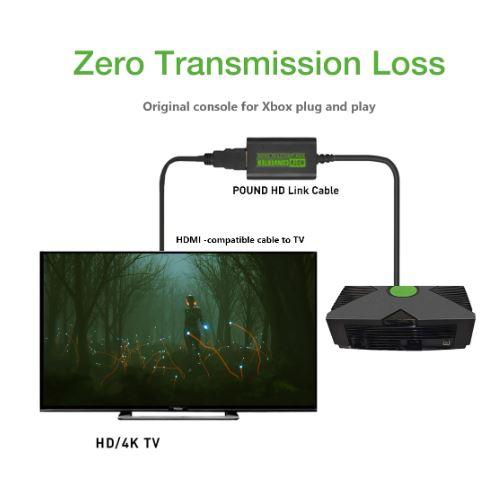 For Xbox to HDMI-Compatible Adapter Converter HD Link Cable for Xbox Original Game Console to TV 1080i 720p 480p 480i Cord Wire - Office Catch