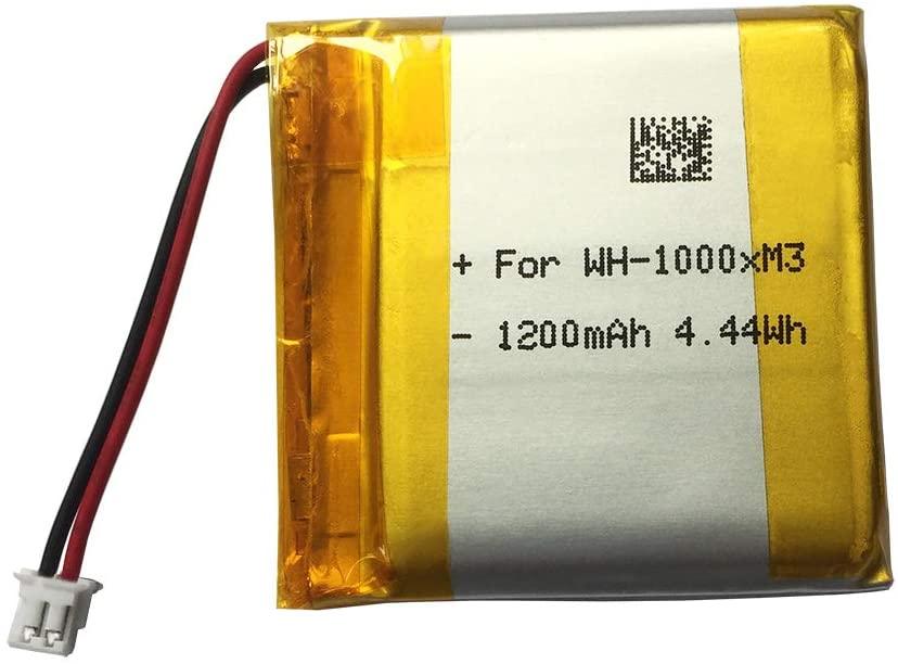 Full 1200mAh SM-03 SP624038 Battery For Sony WH-1000XM3 Bluetooth Earphone Headset Accumulator - Office Catch
