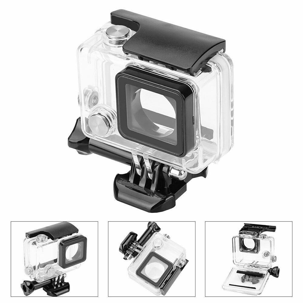 Housing Case Transparent for GoPro Hero 4 3 Plus Waterproof Case Diving Protective 45m Accessories for Go Pro Hero 4 3+ - Office Catch