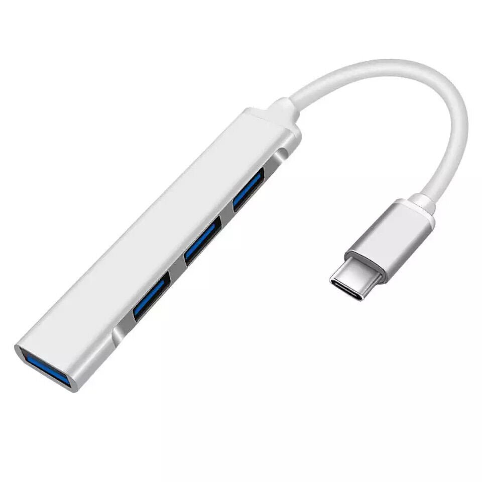 Hover to zoom Have one to sell? Sell it yourself Multi USB 3.0 Hub 4 Port High Speed Slim Compact Expansion Smart Splitter Type-C - Office Catch