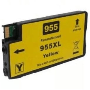 HP 955XL Compatible Yellow High Yield Inkjet Cartridge L0S63AA - Office Catch