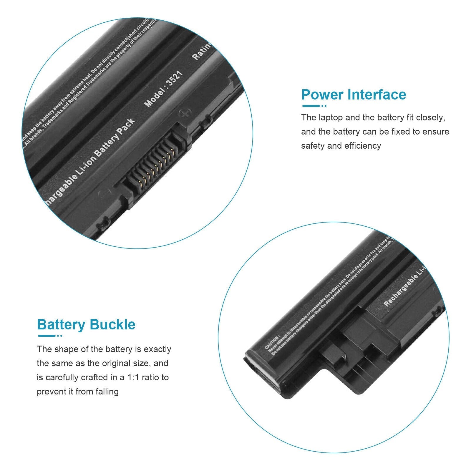 Laptop Battery MR90Y For Inspiron 15 3521 3531 3537 3542 3543 15R 5521 5537 - Office Catch