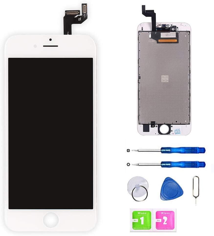 LCD Touch Screen Replacement Digitizer Assembly for iPhone 8 Plus (White) - Office Catch