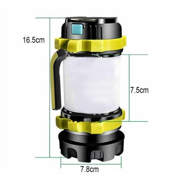 LED Camping Tent Lantern Rechargeable Light Lamp & Power for Phone - Office Catch
