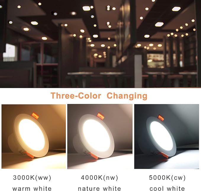 LED Downlight 90mm Cutout 10w Dimmable CCT Adjustable - Office Catch