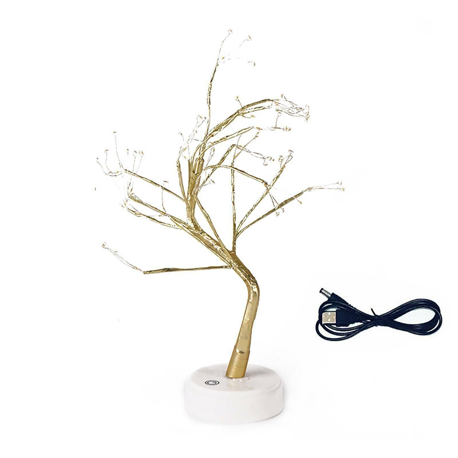 LED USB Battery Lamp Fairy Tree Copper Tree - Office Catch