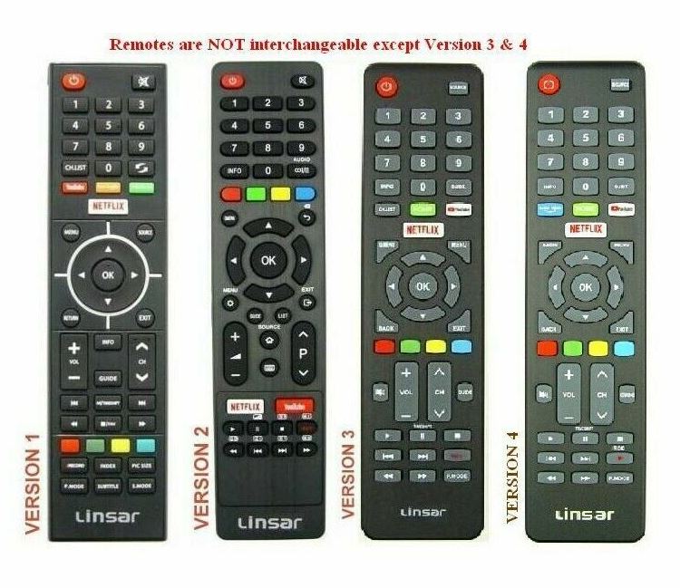 Linsar TV Replacement Remote Control for models LS40CFHD LS32CFHD12V LS24CFHD12V - Office Catch