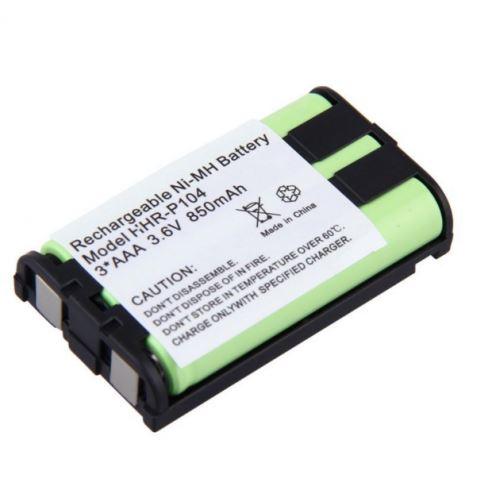 Panasonic HHR P104 3.6V Cordless Phone Compatible NIMH Rechargeable Battery - Office Catch