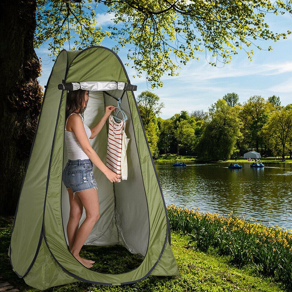 Portable Pop Up Outdoor Camping Shower Tent Toilet Privacy Change Room Shelter - Office Catch