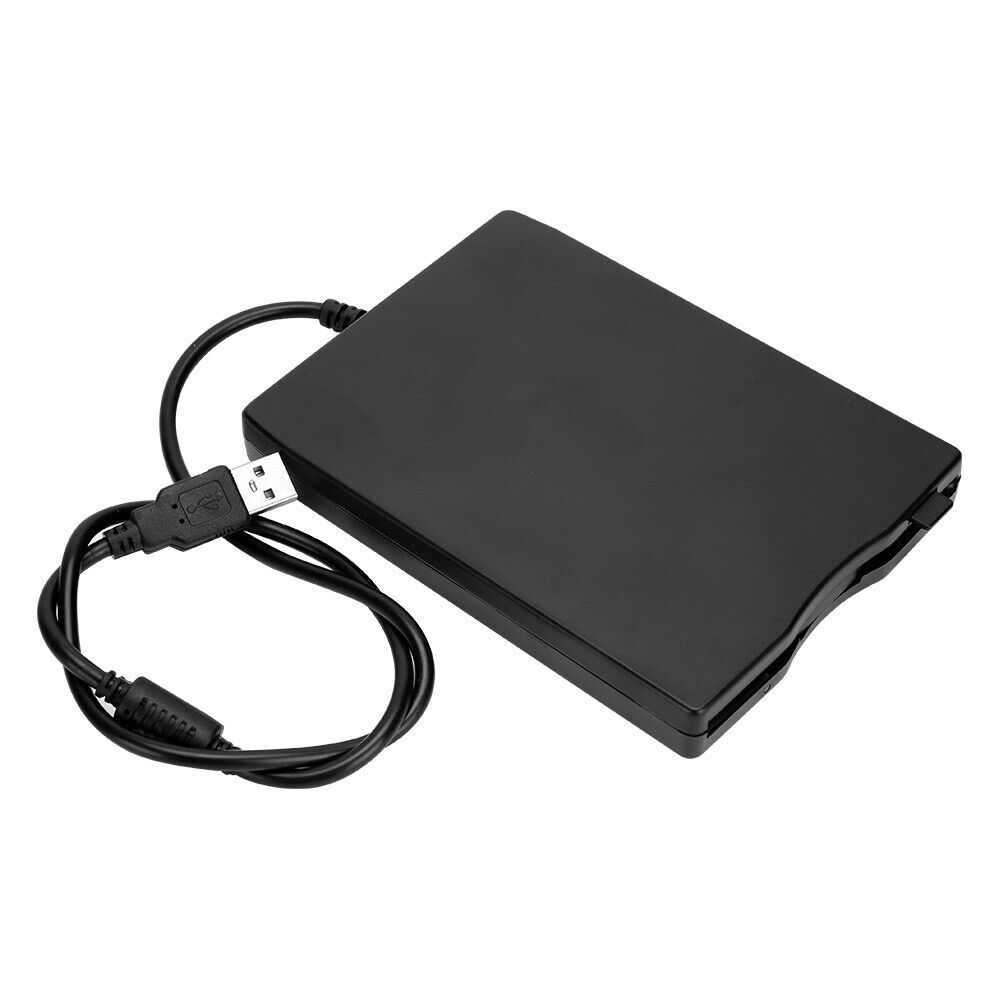 Portable USB Floppy Disk Drive External FDD 3.5" 1.44MB For Laptop Data Storage - Office Catch