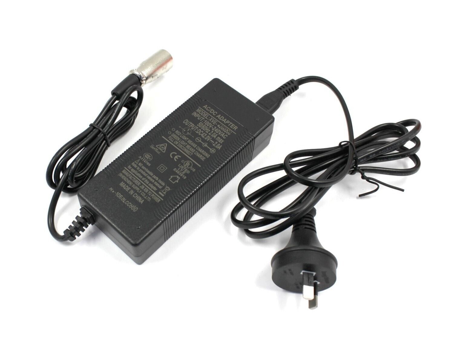 Power Charger Adapter For 36V Electric Li-ion Battery E bike Scooter - Office Catch