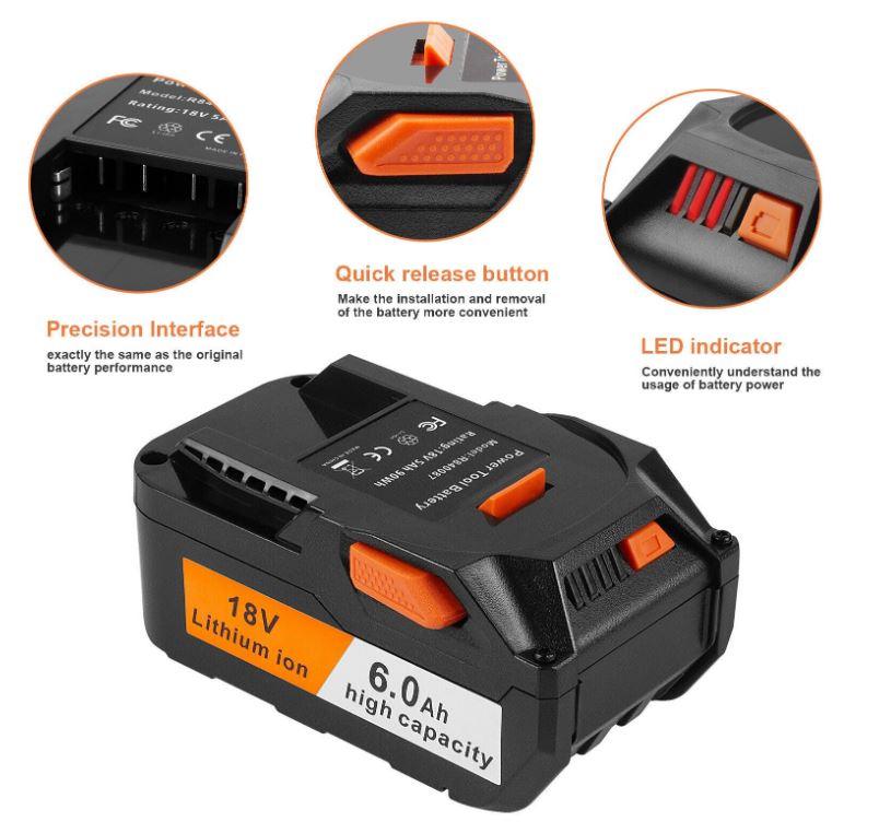 Replacement Battery Compatible with Ridgid R840085 - Office Catch