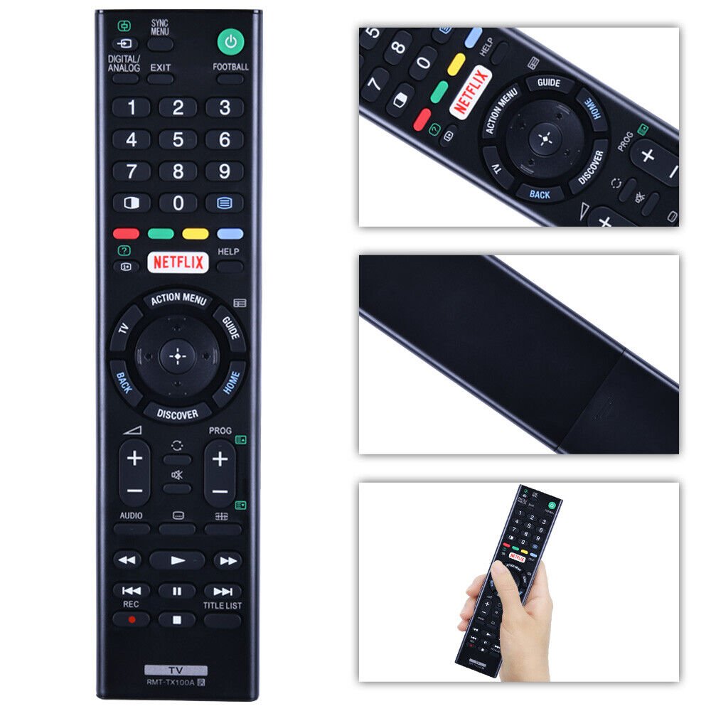 RMT-TX100A RMTTX100A Replacement Remote Control,Proxima Direct fit for Sony Bravia TV KD-75X8500C KD-65X8500C KD-49X8500C KD-55X8500C KD-49X8300C KD-43X8300C KD-43X8500C KD-55X9000C KD-65X9000C - Office Catch