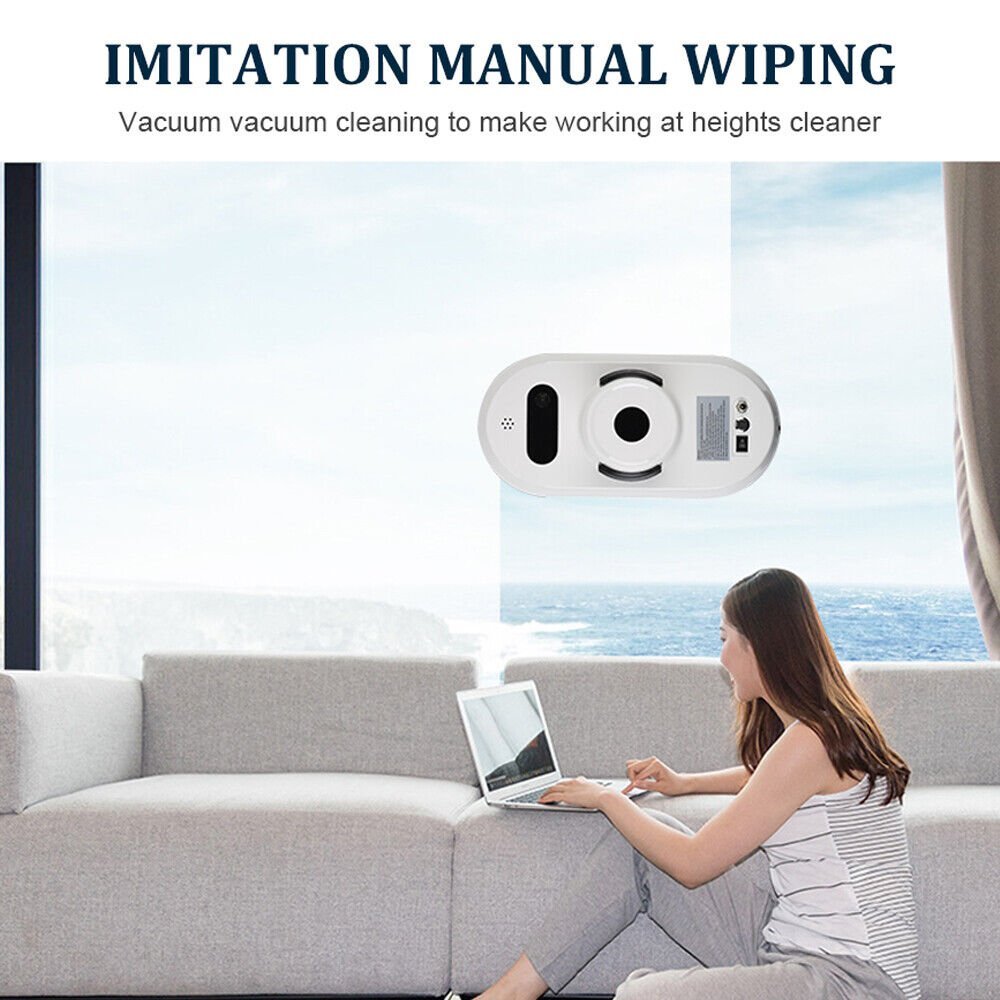 Robot Glass Window Cleaner Anti Falling Remote Control - Office Catch