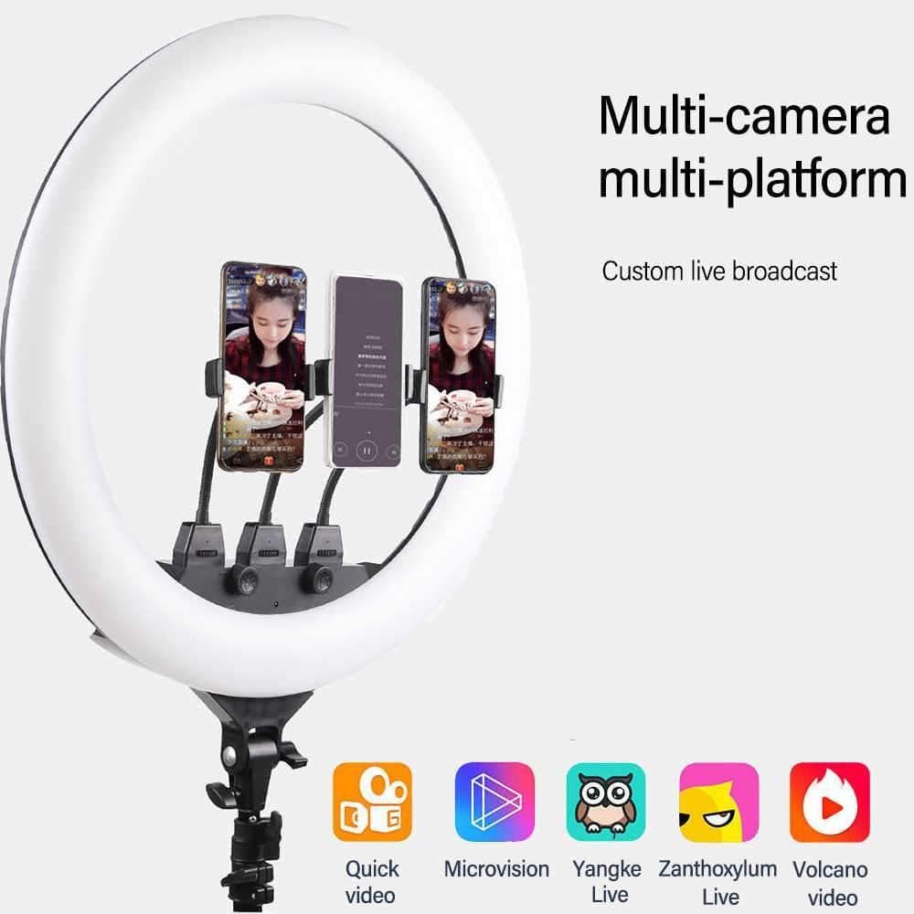 Selfie Ring 22" Large Light for iPhone & Android | with Tripod & Remote - Office Catch