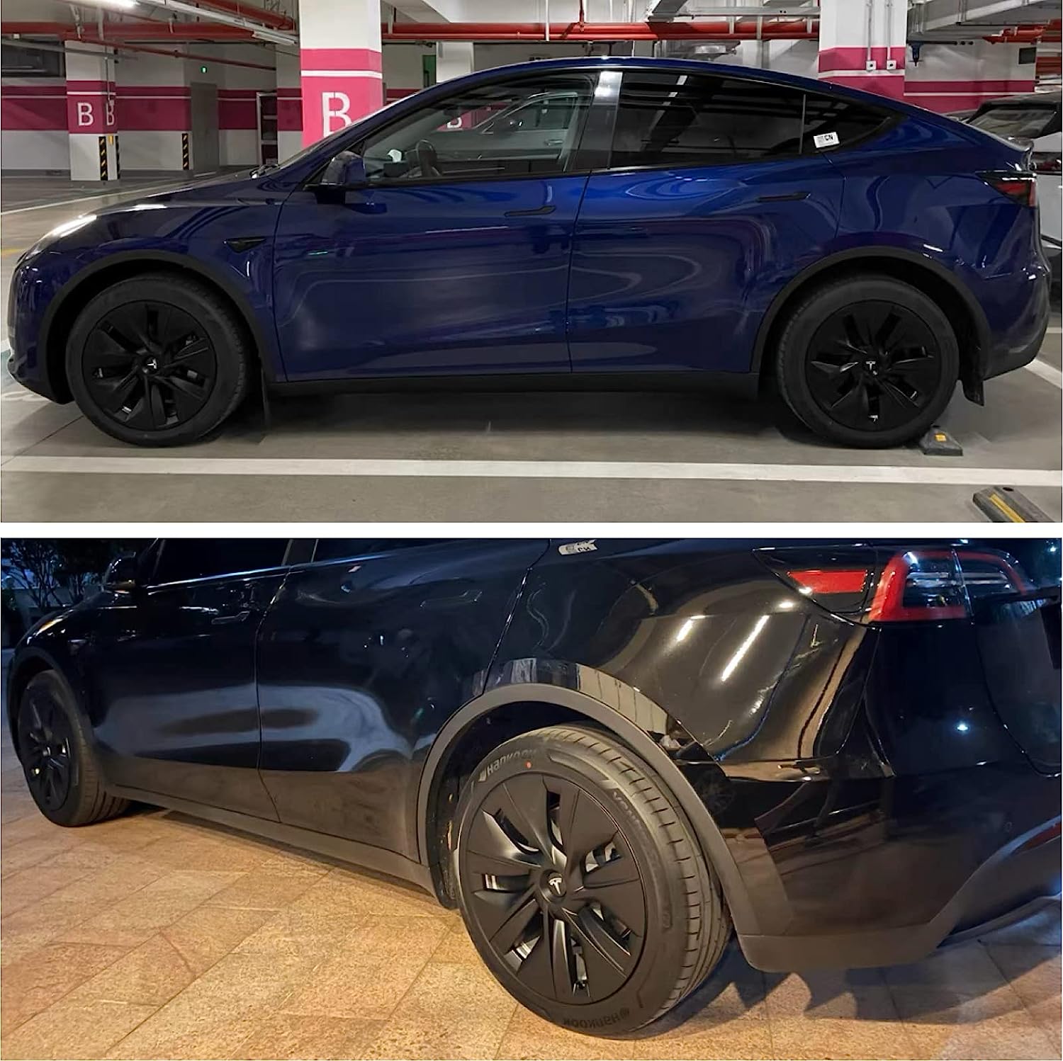 Set of 4 Tesla Model Y Wheel Cover Caps 19" Hubcaps - Office Catch