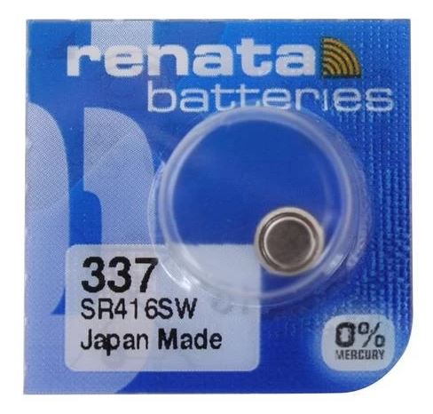 Single Watch Battery Renata 337 or SR416SW 1.55V - Office Catch