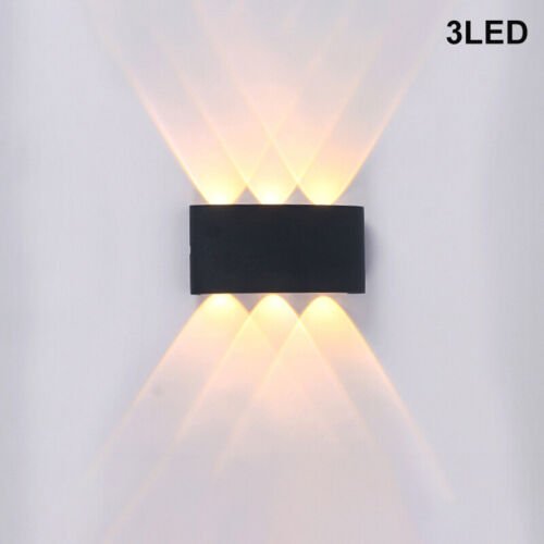 Stylish LED Wall Light Waterproof Indoor Outdoor Stair Corridor Lamp Exterior Lights - Office Catch