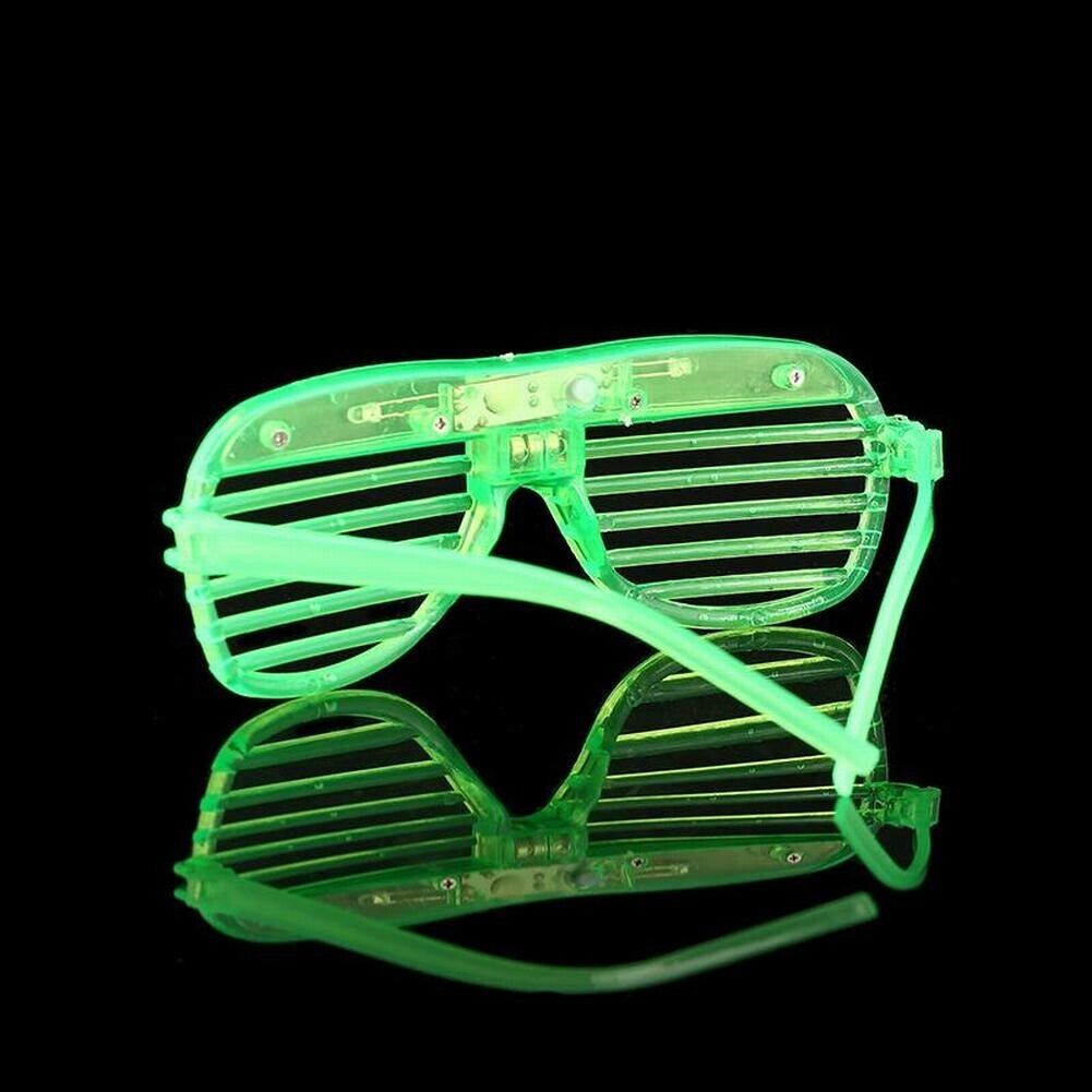 Sunglasses LED Glasses Glow In Light Up Shades The Dark Party - Office Catch