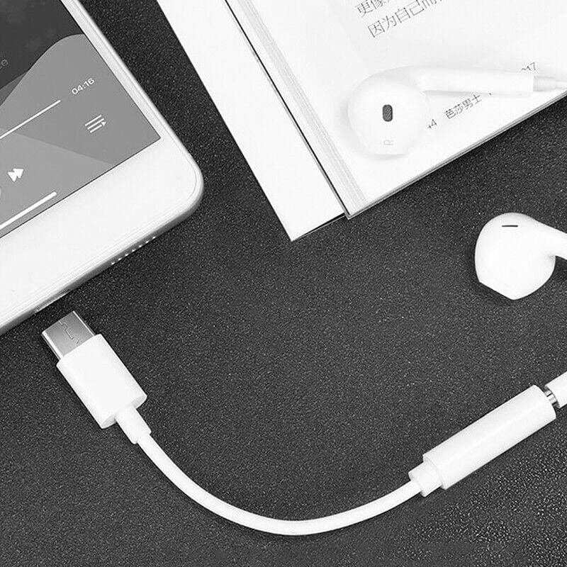 USB Type C to 3.5mm Headphone Audio Aux Stereo Cable Adapter For LG Xiaomi - Office Catch