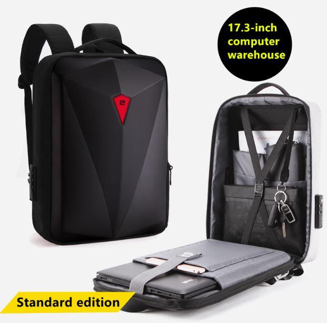 Waterproof Laptop Business Travel Backpack with USB Charging Port and Laptop Compartment - Office Catch