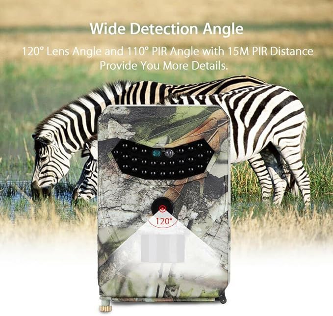 WiFi Trail Hunting Camera Outdoor 20MP 1080P Game Wildlife Cam PIR Night Vision - Office Catch