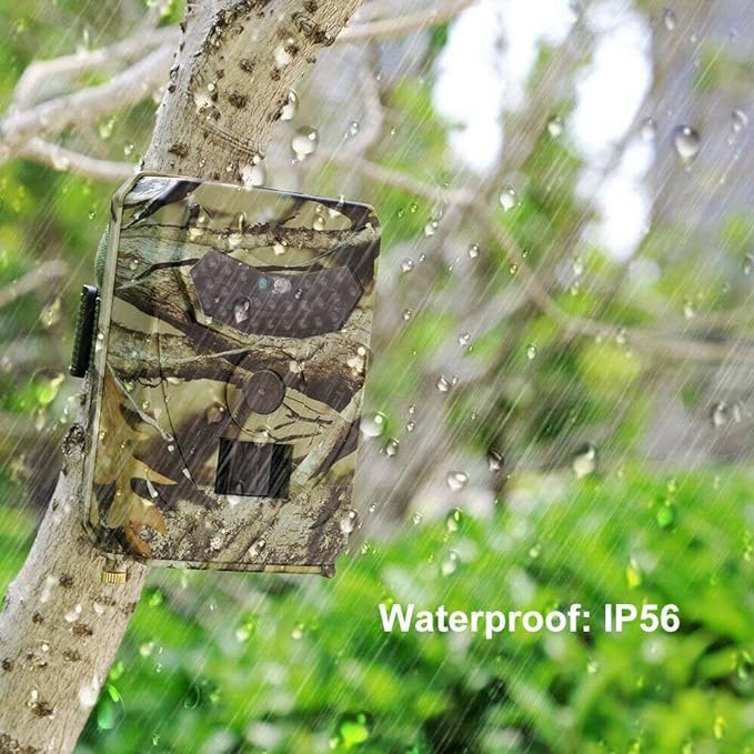 WiFi Trail Hunting Camera Outdoor 20MP 1080P Game Wildlife Cam PIR Night Vision - Office Catch