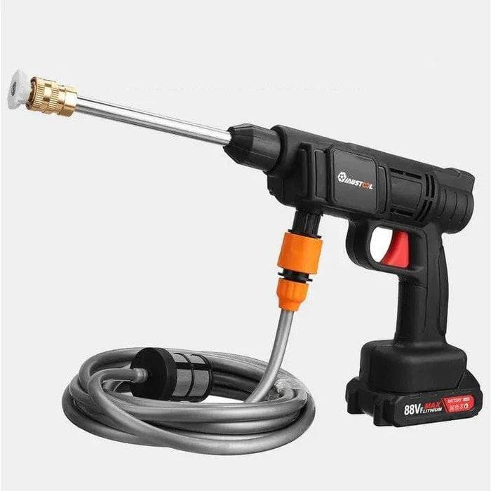 Wireless Cordless Car Pressure Washer Gun With Hose and 2 x 88V Batteries - Office Catch