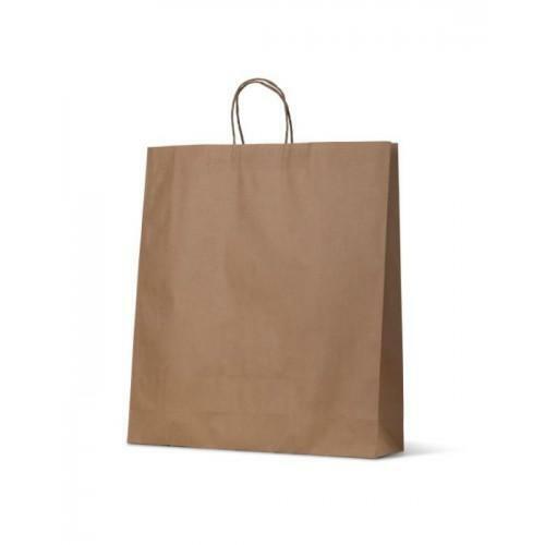 XLarge | Recycled Kraft Bag Brown 100 Pack - Office Catch