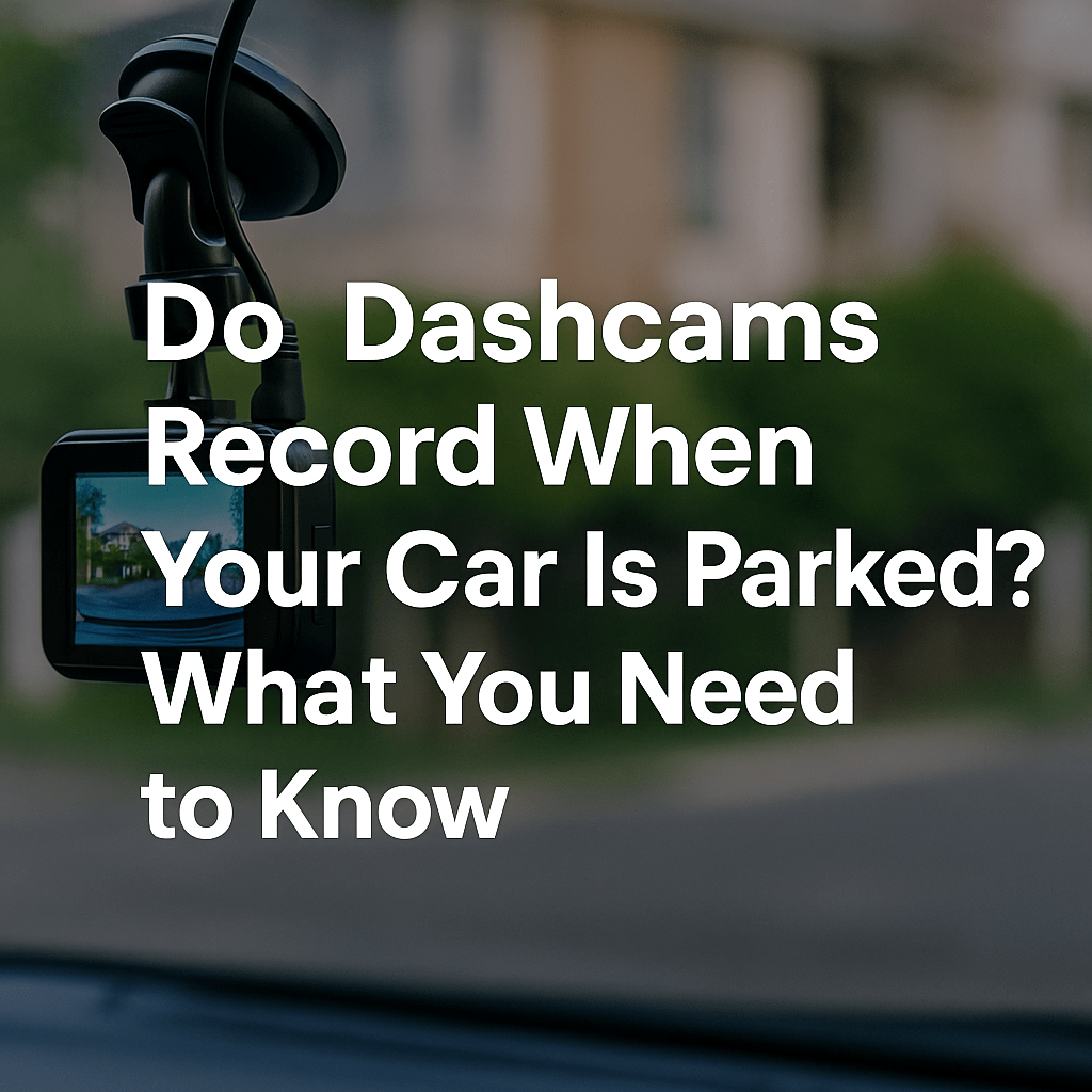 Do Dashcams Record When Your Car Is Parked? What You Need to Know - Office Catch