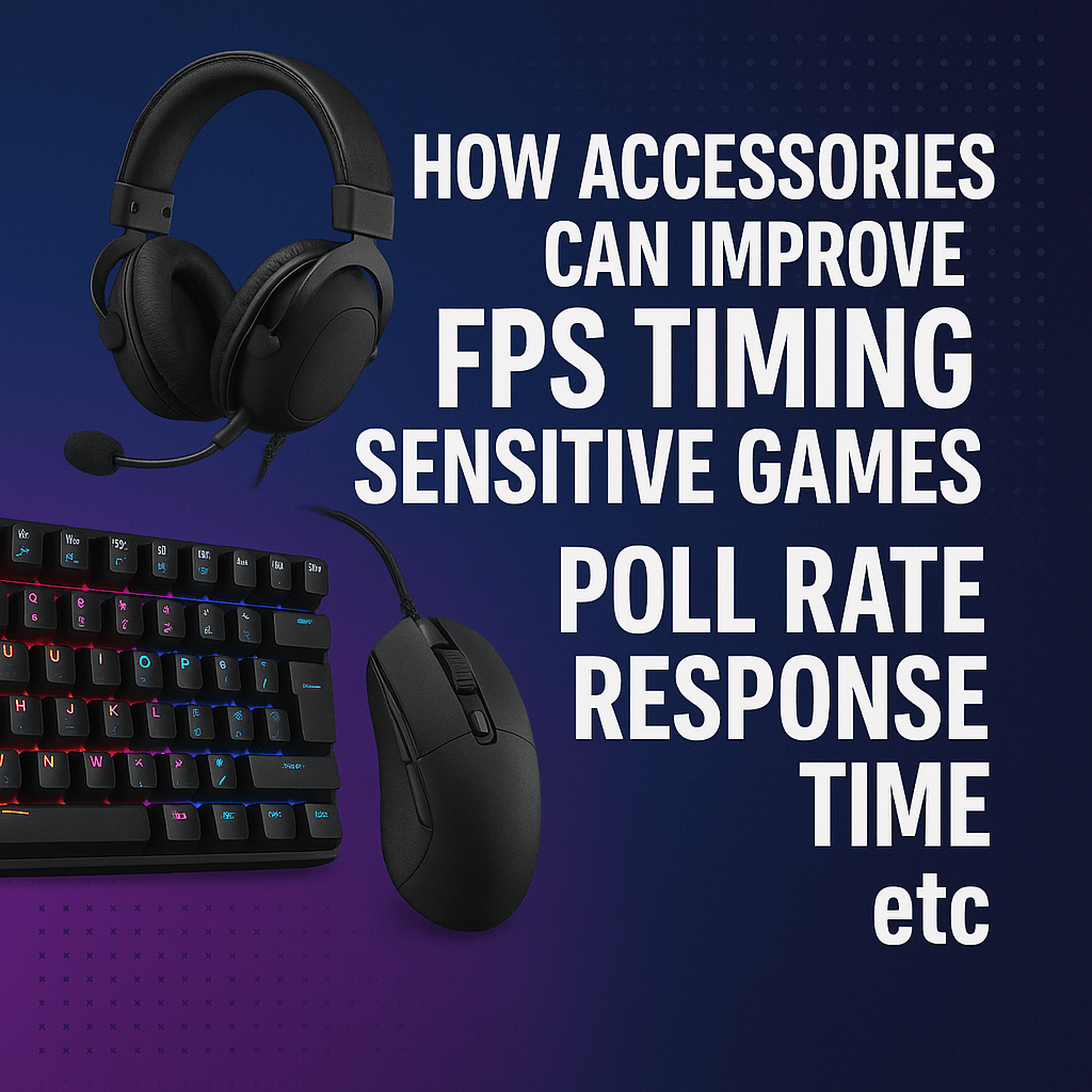 How Accessories Can Improve FPS Timing Sensitive Games Poll Rate Respo
