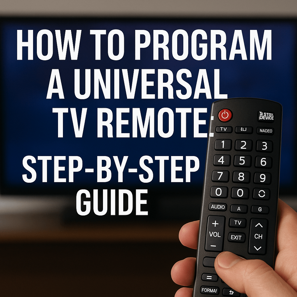 How to Program a Universal TV Remote: Step by Step Guide - Office Catch