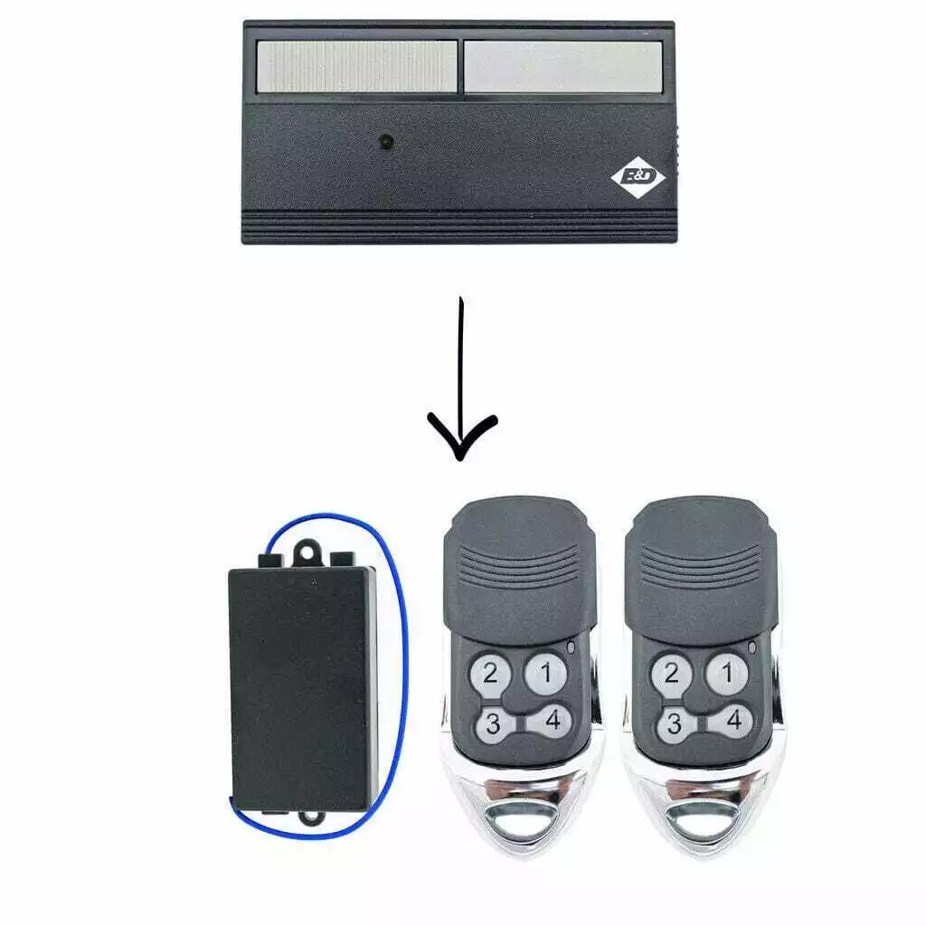 2 pack B&D Controll - A - Door CAD4 27.145MHz Garage Door Receiver & Remote Kit - Office Catch