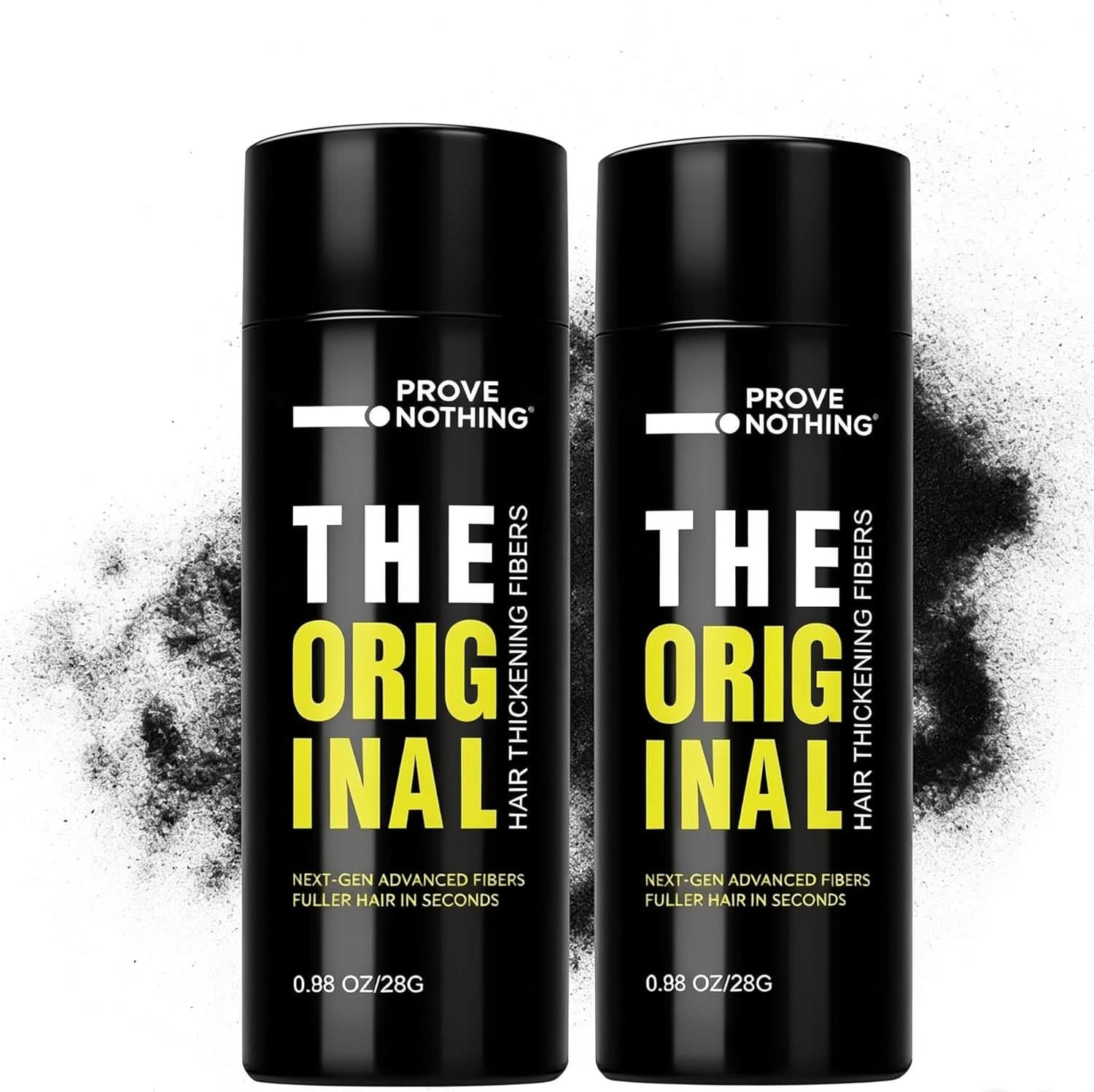 [2 PACK] PROVE NOTHING Hair Building Fibers 56g Hair Thickening Fibers ...