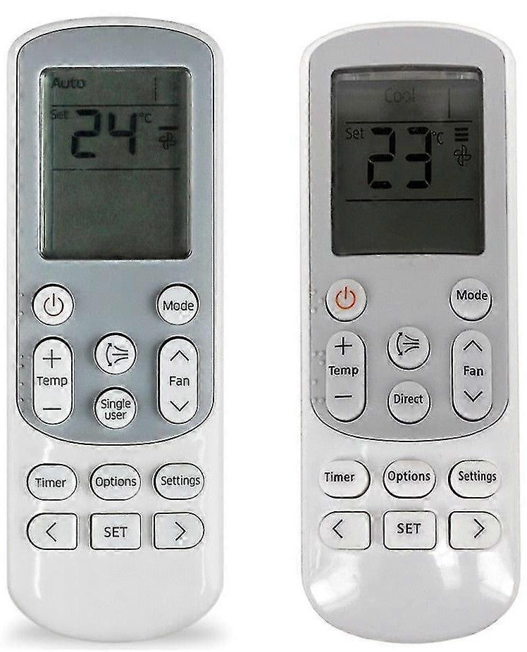 [2 Pack] Replacement Air Conditioner Remote Control for Samsung DB93 - 14643 DB93 - 1463T DB93 - 1463S DB93 - 15882Q DB93 - 15882R - Office Catch