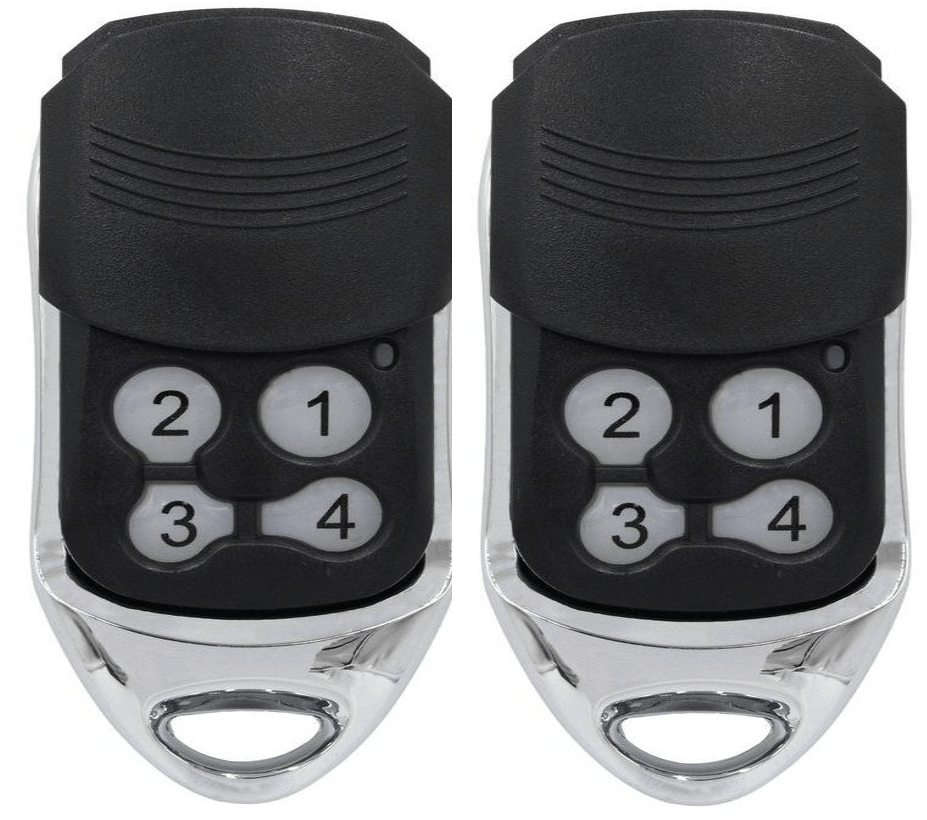[2 Pack] Replacement Automatic Gate Remote Control Compatible with Nice Flor - S FLO1 - RS FLO2 - RS FLO4 - RS - Office Catch