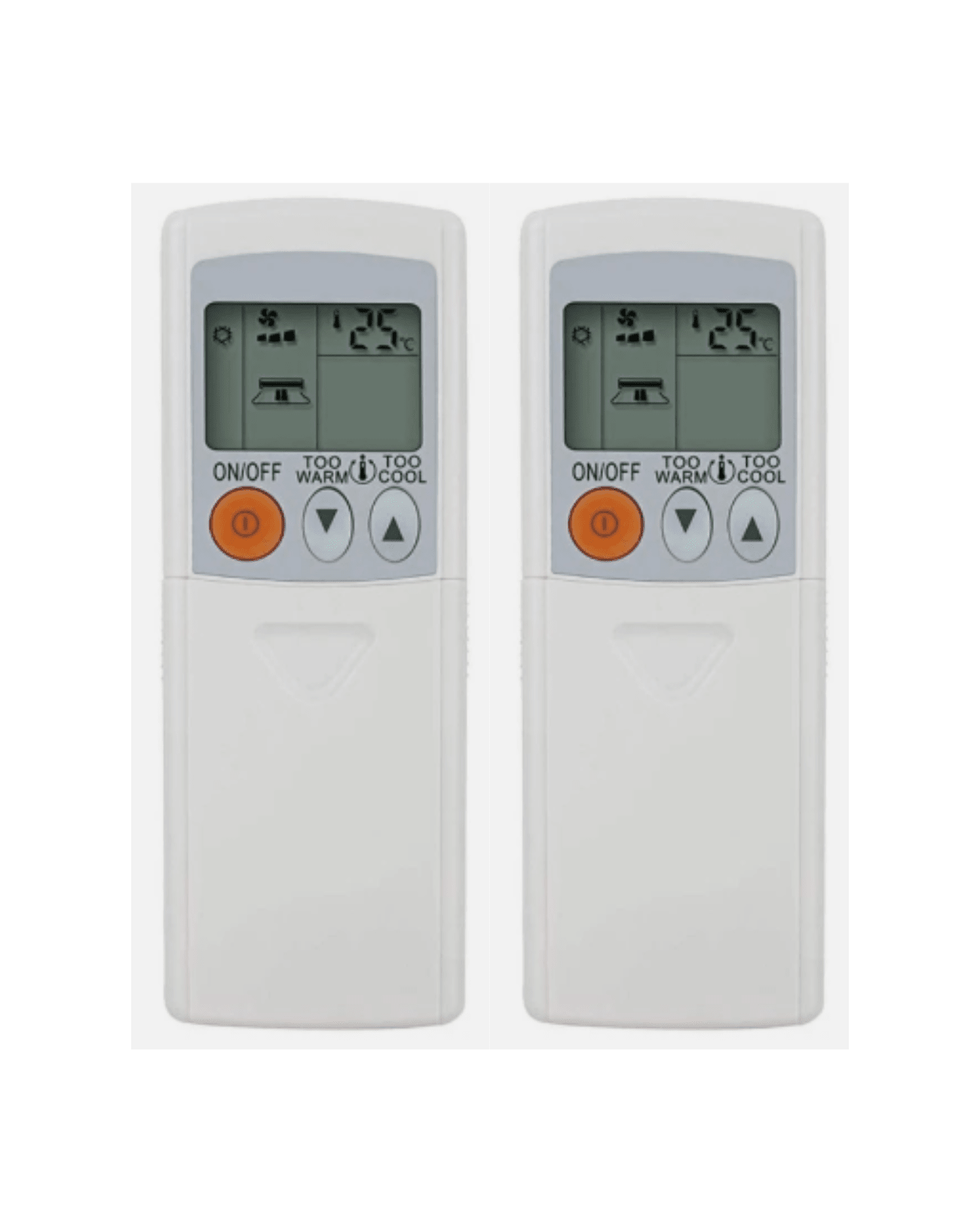 2 Pack Tavice Compatible Mitsubishi Air Conditioner Remote Control for MSZ - GA50VA, MSZ - GA60VA, MSZ - GA80VA - Office Catch