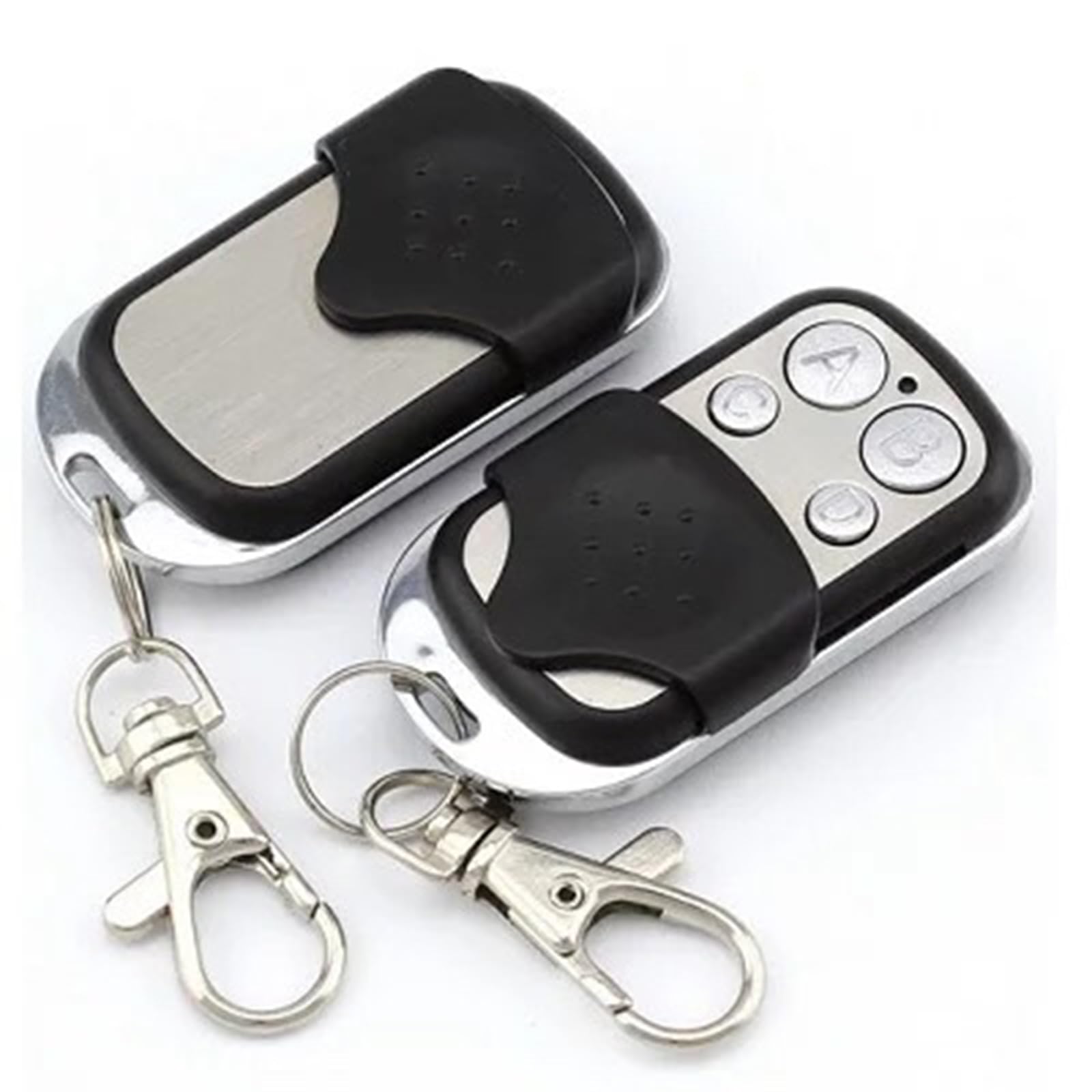 [2 Pack] Universal Garage Door Remote – 4 - Door Control with Rolling Code Security (433MHz Replacement Remote) - Office Catch