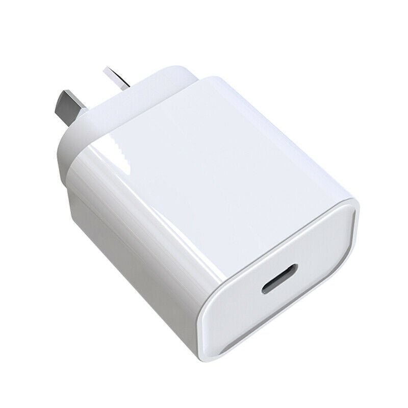 20W Fast Charge USB - C Power Adapter PD Cable For iPhone 14/13/12/11 Pro/XR/iPad - Office Catch