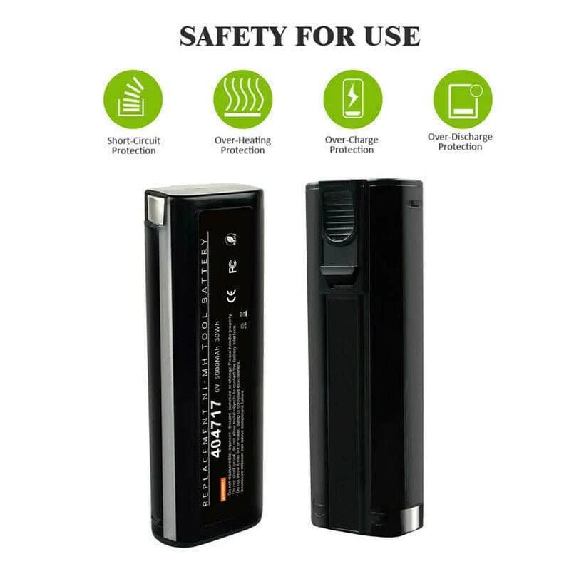 2x 6000mAh Paslode 404717 Battery 6V Nail Gun 900400 900420 900421 IM250 Compatible Battery - Office Catch