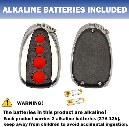 [3 Pack] Steel - Line ZT - 07 Garage Door Replacement Remote Suits SD800 Garage Openers - Office Catch