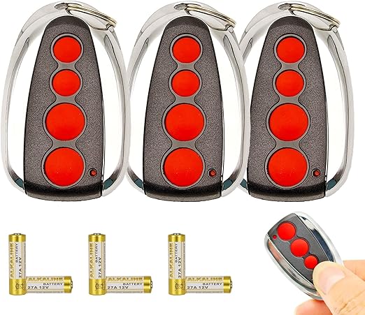 [3 Pack] Steel - Line ZT - 07 Garage Door Replacement Remote Suits SD800 Garage Openers - Office Catch