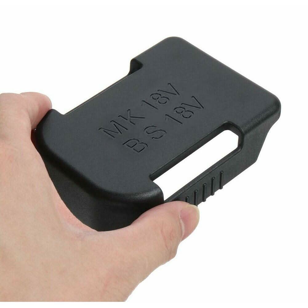 [5 Pack] Battery Holder Shelf Rack Storage Mount for 18V Makita & Bosch Batteries | Wall & Shelf Mounting Slots (Mounts Only) - Office Catch